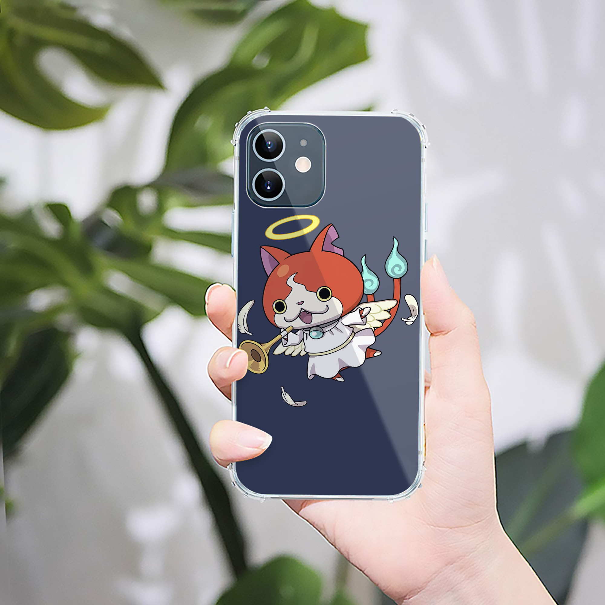 （画像用） 妖怪ウォッチ Yo-kai Watch 【iPhone 12シリーズ対応】透明スマホケース（クリアソフトケース）